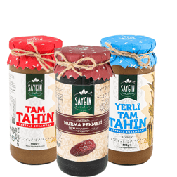 Avantajlı Tahin Fırsat Paketi (500G + 500G) - Hurma Pekmezi Hediyeli (630G)
