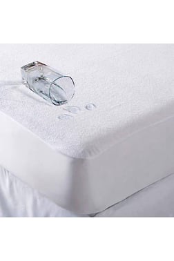 Micro Fitted Full Kenar Su Sıvı Geçirmez Yatak Koruyucu Alez Çarşaf Beyaz (60x120)