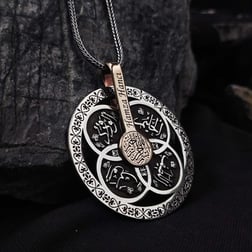 4 Esma İşlemeli İsme Özel Gümüş Sevgi ve Muhabbet Kolyesi