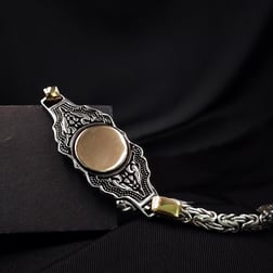 Kişiye Özel Gümüş Kral Bileklik