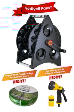 Claber 8921 15 m Makaralı Hortum Seti