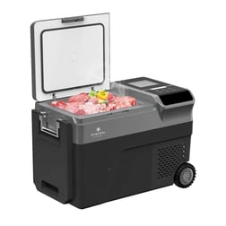 Evacool EVA40IM 12/24V 38 Litre Tekerlekli Kompresörlü Oto Buzdolabı Masalı Buz Yapma Özellikli