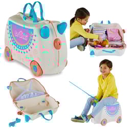 Trunki Lama Lola Binilen ve Sürülen Çocuk Bavulu