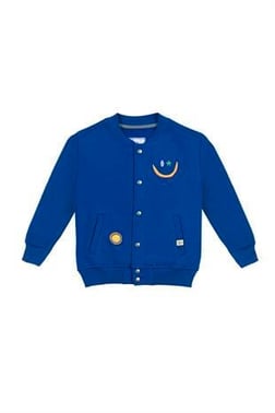 BeetleBeez- Happy Dreams Bomber Jacket-Blue