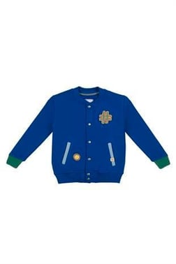 BeetleBeez-Tag Your Dreams Bomber Jacket-Blue