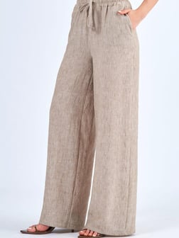 LEFON Kadın Beli Lastikli Regular Fit Pantolon 031464