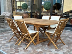 Kastra Argon Teak Masa Sandalye Seti 