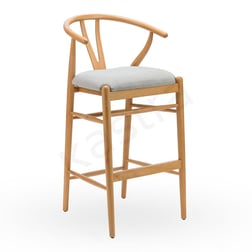 Kastra Wishbone Bar Sandalyesi Kumaşlı 