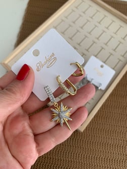 Özel Seri 3 Lü Set Küpe 489