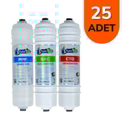 Aquames - 25 Takım Puretech Toptan Filtre seti Aquames - 25 Takım Puretech Toptan Filtre seti 
