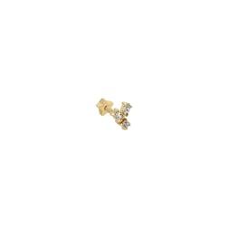 Trio Baget Altın Tragus Küpe