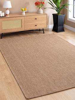 SARAZ HALI Saraz Halı SRZ-0604 Jüt Tabanlı Hasır Dokuma Örme Bohem Antialerjik Halı Kilim