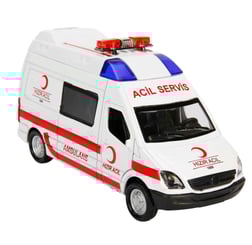 BIR-FY5058SA-12DBirlik Oyuncak FY5058SA-12D IŞşıklı Metal Ambulans
