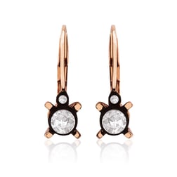 Goldstore-URL 0.32 ct. Pırlanta Klasik Tektaş Küpe