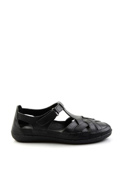 Siyah Leather Kadın Sandalet K05303100003