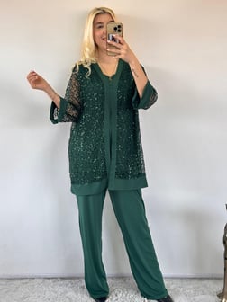 Yeşil Nina Takım-Abiye Ürünlerde İade Yoktur.