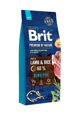 Brit Premium Nature Sensitive Kuzulu Yetişkin Köpek Maması 15 kg