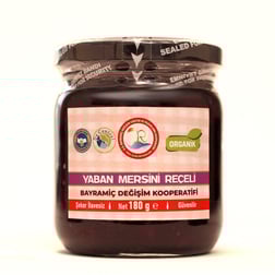 ORGANİK YABAN MERSİNİ REÇELİ (ŞEKERSİZ) 180 GR görseli.