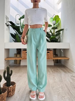 Mikko Mint Palazzo Pantolon