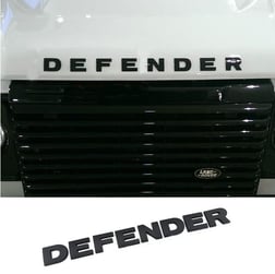 LAND ROVER DEFENDER ÖN KAPUT YAZISI SİYAH