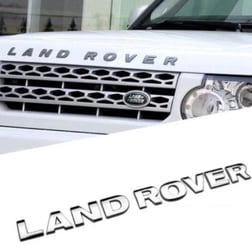 ÖN KAPUT ÜSTÜ YAZI LAND ROVER AÇIK GRİ DISCOVERY 3-4