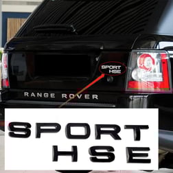 RANGE ROVER ARKA PARLAK SİYAH SPORT HSE YAZI