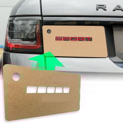 RANGE ROVER SPORT ARKA YAZI KIRMIZI