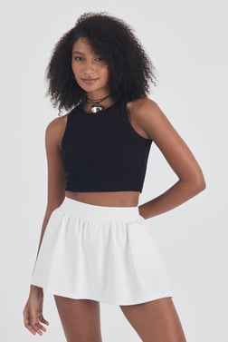 FİHA/3049-KADIN KAŞKORSE BİYELİ CROP - SİYAH