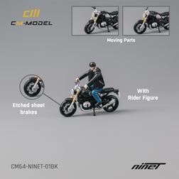 CM Model BMW NineT Black N01