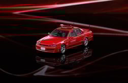Mortal Nissan Skyline R34 GTT Fire Department Red