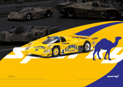 Sparky Porsche 962c 24h Le Mans 1988 Team Camel Brun Motorsport #4 