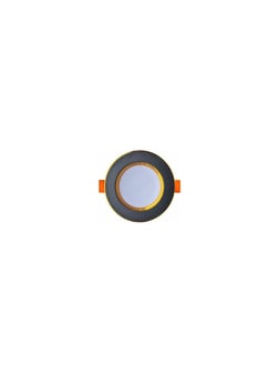 Forest 7W Üç Renk Smd LED Downlıght Spot- Siyah Gold Kasa 10'Lu
