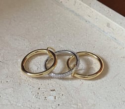 Zirkonyum3'lü SET CHARM YÜZÜK