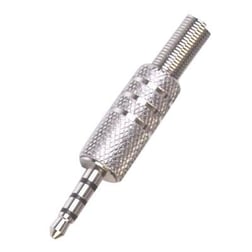3.5 MM STEREO 3 BOĞUMLU METAL JACK FİŞ  DİSCMAN JACK (4767)