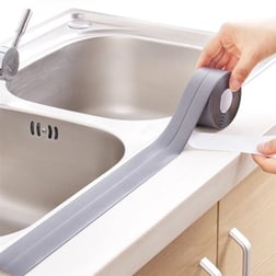 Gri Su Sızdırmaz Banyo Mutfak Lavabo Küvet İzolasyon Şerit Bant (4767)