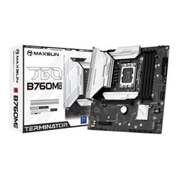 MAXSUN TERMINATOR B760M DDR4 HDMI-DP PCIE 4.0 1700P MATX
