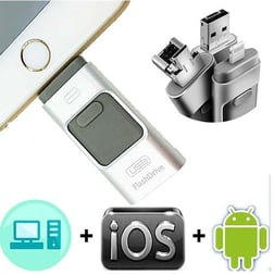 USB STORER 8 GB IPHONE OTG FLASH BELLEK * IOS/ANDROID/WINDOWS MOBILE (4767)