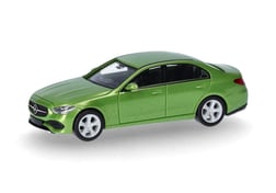 Herpa 430913-003 1/87 Ölçek, MB C-Klasse, Cehennem Yeşili, Sergilemeye Hazır Model Araç