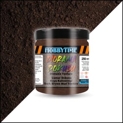 Hobbytime 593 250 ml. Çamur Dokusu, Koyu Kahveringi (Dark Brown Mud Texture)