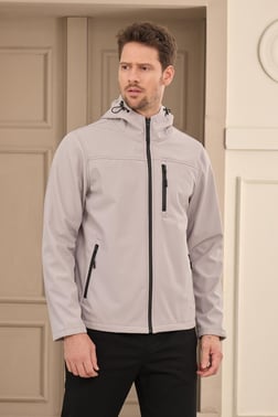 MONTDangerErkek Su Geçirmez Rüzgar Geçirmez Softshell Mont Taş