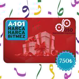 Hediye KartıA101A101 Market 750 TL Hediye Kartı │ OSO Ortak Satın Alma OrganizasyonuA101 Market 750 TL Hediye Kartı