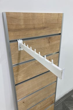 Kanallı Panoya Eğri Beyaz Baston