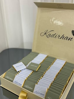 Mukavva Kurdeleli Çikolata Kutusu