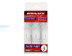 DECOY Y-S21 Standart Treble Üçlü Maket Balık İğnesi