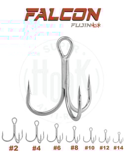 Fujin Falcon Süper Anti-Rust Üçlü Kanca