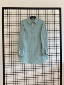 Armine TREND Yakası Taş Detaylı Bayan Tunik Mint 25YT4134