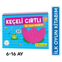 6-16 Ay İlk Cırt Cırtlı Keçeli Etkinlik Kitabım - İlk Oyun Kitabım