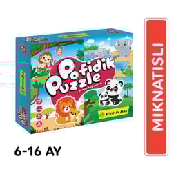 6-16 Ay İlk Pofidik Magnet Puzzle - Orman Hayvanları