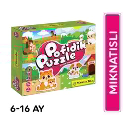 6-16 Ay İlk Pofidik Puzzle - Çiftlik Hayvanları