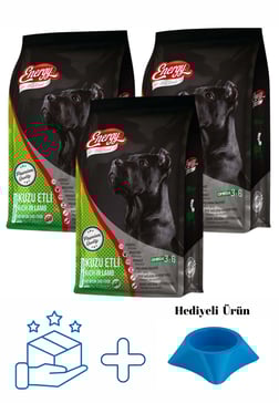 Kuzu Etli Yetişkin Köpek Maması 1 Kg - 3 Adet